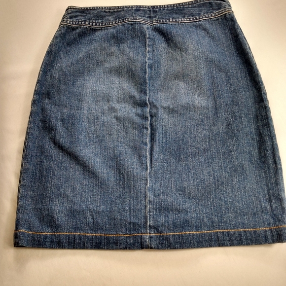 Lauren Jean Co. Ralph Lauren Denim Skirt 6 - Picture 2 of 5